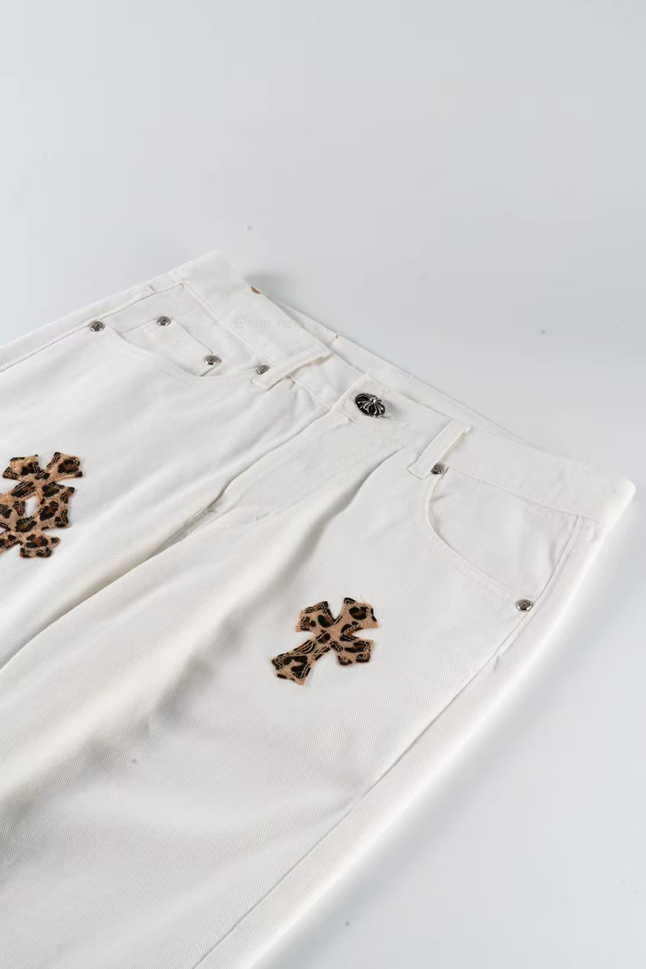 Chrome Hearts 24ss Limited To England Skinned Zebra Jeans (10) - newkick.cc